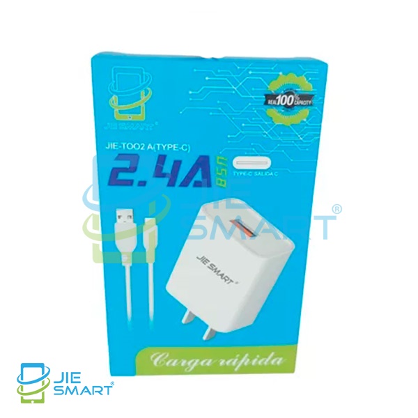 Cargador Carga Rápida 2.4A Modelo JIE-T002A