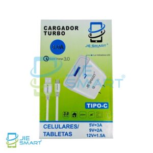 Cargador Turbo Powe QC 3.0 A Modelo JIE-T001A
