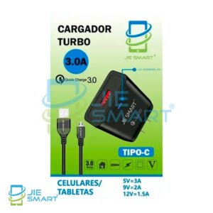 Cargador Turbo Powe QC 3.0 A Modelo JIE-T001E